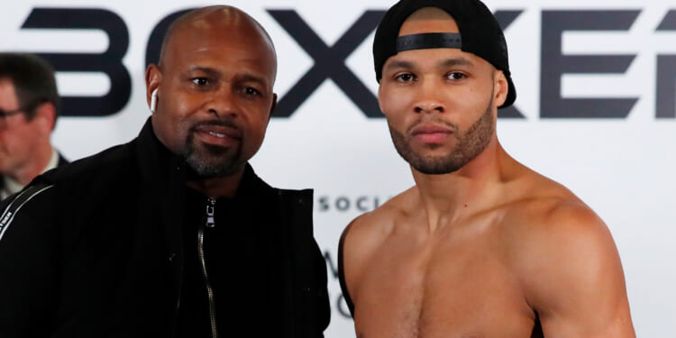 Chris Eubank Jr's ex-coach Roy Jones Jr reveals he sent concerned text to boxer after worrying hospital video emerged