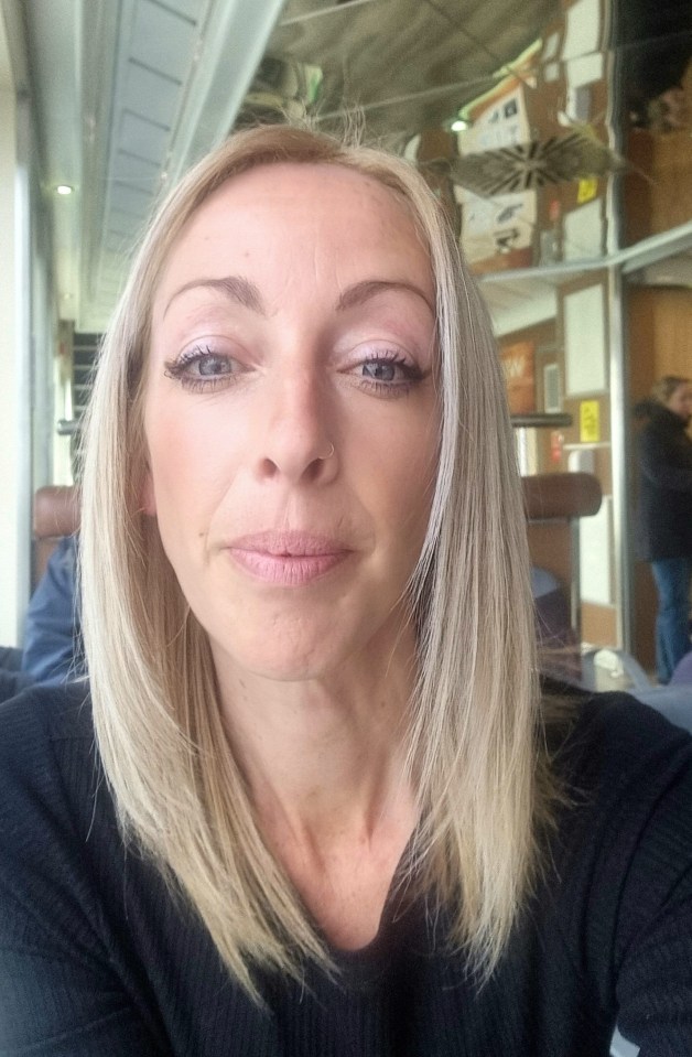 Lauren Chandler, a care worker with facial injuries from a dog attack.