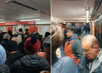 Hundreds of Man Utd fans stuck outside Old Trafford for West Ham clash with turnstile chaos 'worst ever seen'
