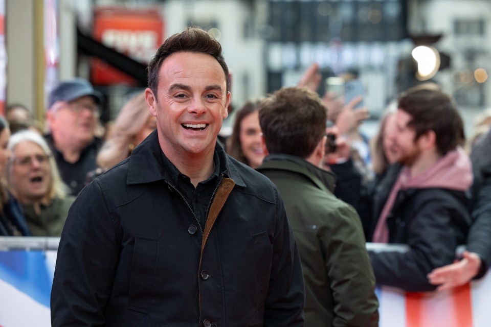 Host Ant McPartlin smiling at the Britain's Got Talent 2023 Photocall.