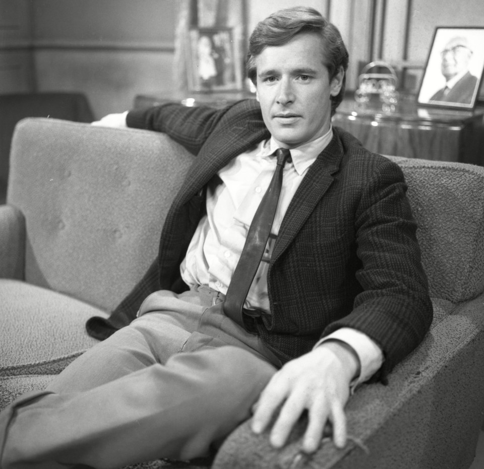William Roache as Ken Barlow in the TV show "Coronation Street," 1963.