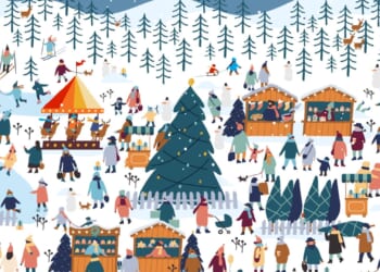 You have eagle eyes if you can fill the Christmas bingo card in less than 30 seconds by finding all 5 hidden items