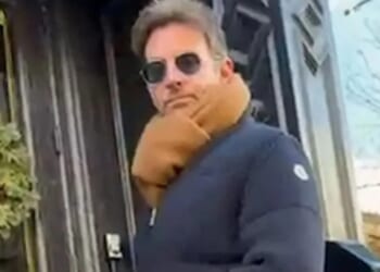 Awkward moment Bradley Cooper and supermodel girlfriend Gigi Hadid are ambushed in the street by Tiktokker