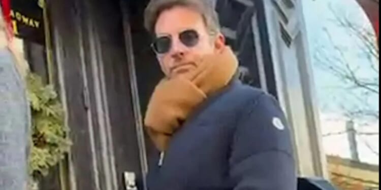 Awkward moment Bradley Cooper and supermodel girlfriend Gigi Hadid are ambushed in the street by Tiktokker