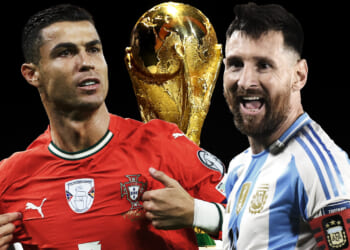 Cristiano Ronaldo and Lionel Messi on course to finally meet at World Cup for first time ever at combined age of 80