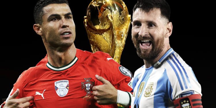 Cristiano Ronaldo and Lionel Messi on course to finally meet at World Cup for first time ever at combined age of 80