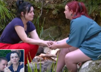 Watch the moment I'm A Celebrity's Shona McGarty's sister tells her to invite Aitch to family party amid 'romance'