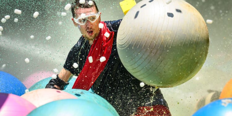 I’m A Celeb stars’ clothes knocked off in wet and wild Celebrity Cyclone trial ahead of grand finale