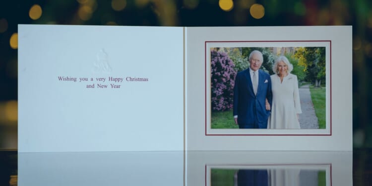 King Charles and Camilla unveil sweet Christmas card of the pair beaming side by side