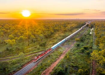 I went on one of the world's most beautiful train journeys that runs straight through the desert