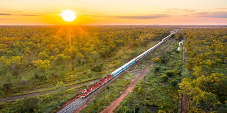 I went on one of the world's most beautiful train journeys that runs straight through the desert