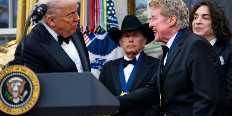 British sitcom legend awarded medal by Donald Trump for contribution to US culture