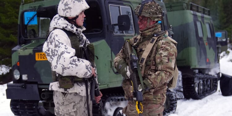 British troops join Finnish army in major exercise on Nato’s border with Russia
