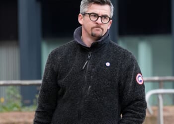 Joey Barton arrives for sentencing after he compared female pundits Eni Aluko and Lucy Ward to Fred & Rose West