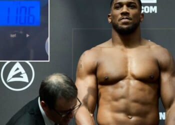 'Must've forgot' - Anthony Joshua teases major body transformation for Jake Paul fight as he gives update on weight cut