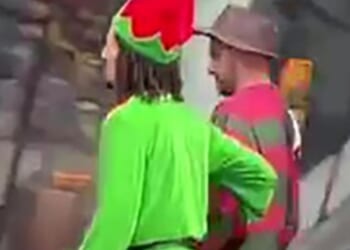 Kyle Walker staggers through Edinburgh in Freddy Krueger costume after boozy Burnley Christmas party