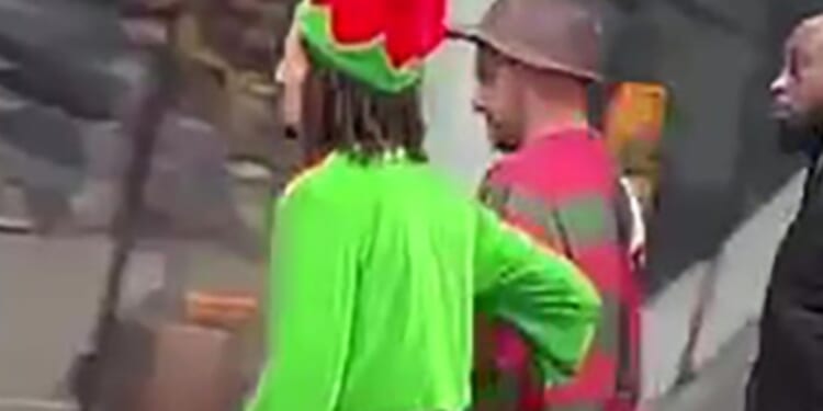 Kyle Walker staggers through Edinburgh in Freddy Krueger costume after boozy Burnley Christmas party