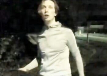 Shocking moment knifeman pretends to be a victim after stabbing woman eight times in her home as he's jailed for 30yrs