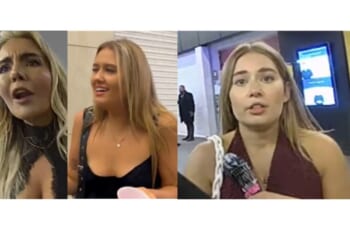 CCTV released after three women throw drinks and assault man in 'racially aggravated attack' at station