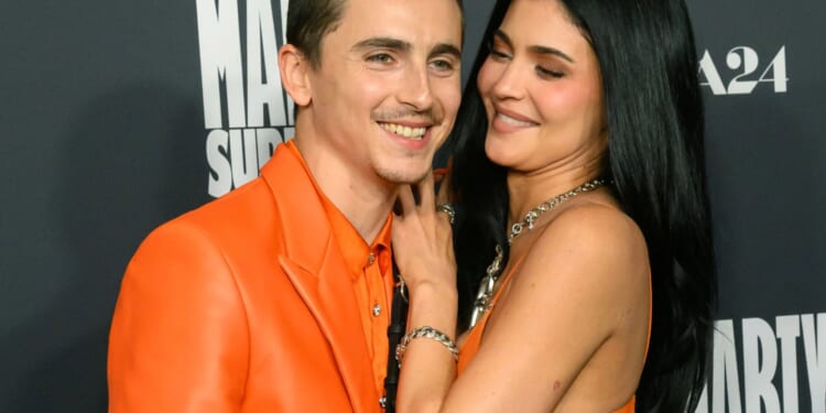 Kylie Jenner and Timothee Chalamet hit back at split rumors as they match outfits on Marty Supreme red carpet