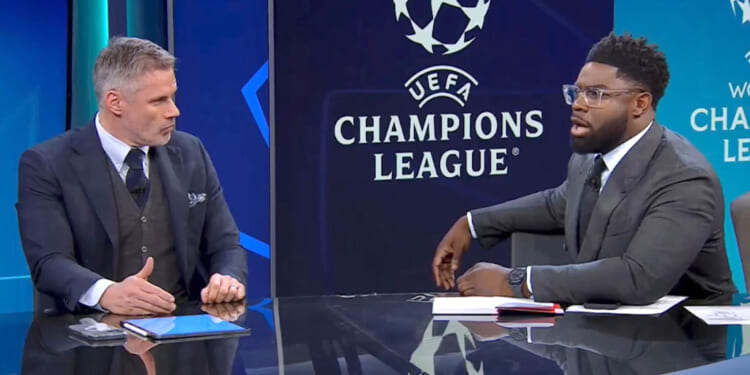 Jamie Carragher and Micah Richards have blazing row on live TV about Mo Salah situation as Thierry Henry intervenes