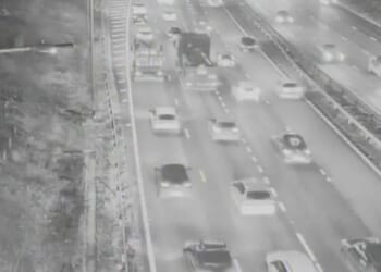 Drivers hit with long rush-hour delays as multiple lanes of M6 closed after serious multi-car crash