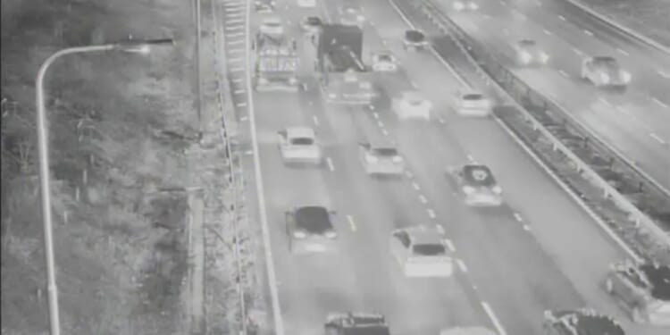 Drivers hit with long rush-hour delays as multiple lanes of M6 closed after serious multi-car crash