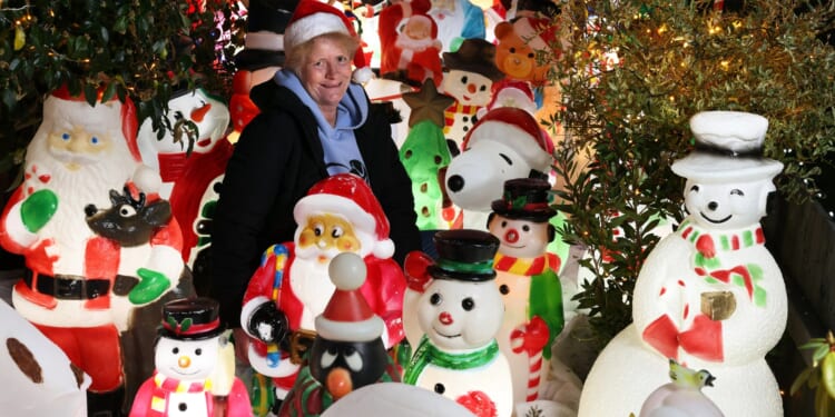 I live in UK's most festive house & haters who call it cheap are miseries