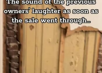 I was horrified to find a mystery door behind our drywall