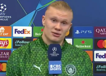 Erling Haaland has brilliant response when asked about going on podcast with Man Utd hardman Roy Keane