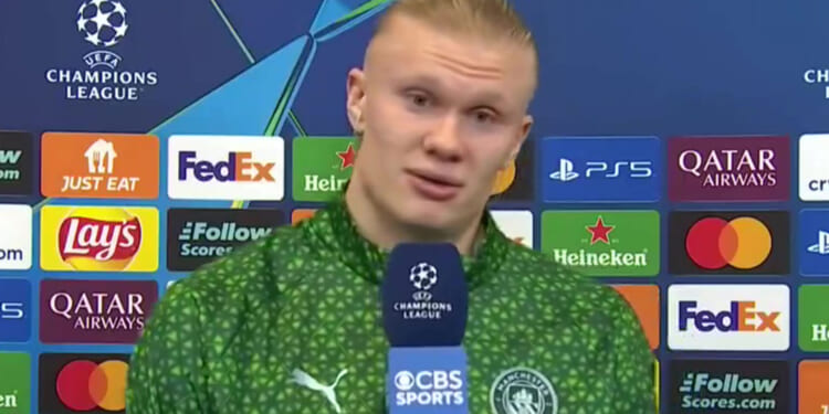 Erling Haaland has brilliant response when asked about going on podcast with Man Utd hardman Roy Keane