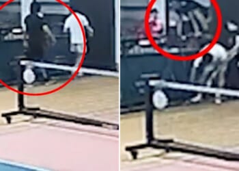 Horror moment pickleball player plunges to his death while trying to retrieve ball on rooftop court