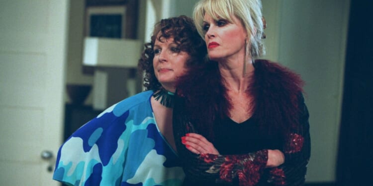 Watch the moment Jennifer Saunders and Joanna Lumley reunite on-screen 9 years after Absolutely Fabulous flop movie