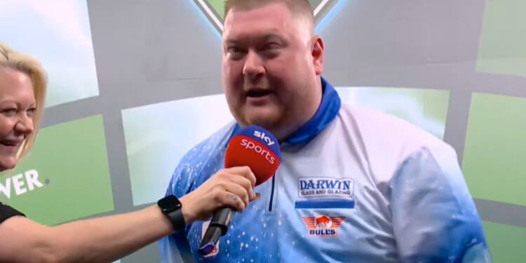Ricky Evans launches emotional rant about GRAVY moments after reaching World Darts Championship second round