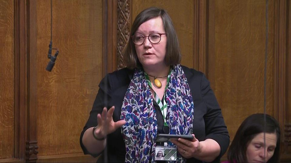 MP Dame Meg Hillier speaking during the debate of the Terminally Ill Adults (End of Life) Bill.