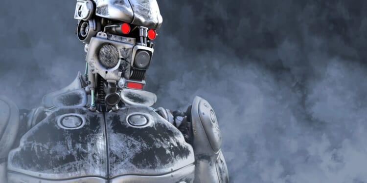 Human v robot street warfare, AI paedos & terror drone swarms
