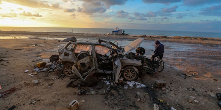 Israel 'kills Hamas chief' in blitz on Gaza as fragile ceasefire hangs by thread