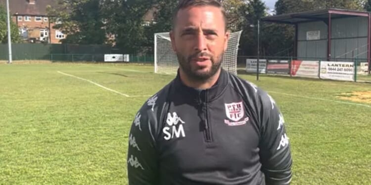 Manager suffers 'injures to face' as non-league clash postponed after cops arrest man, 43, over 'serious incident'