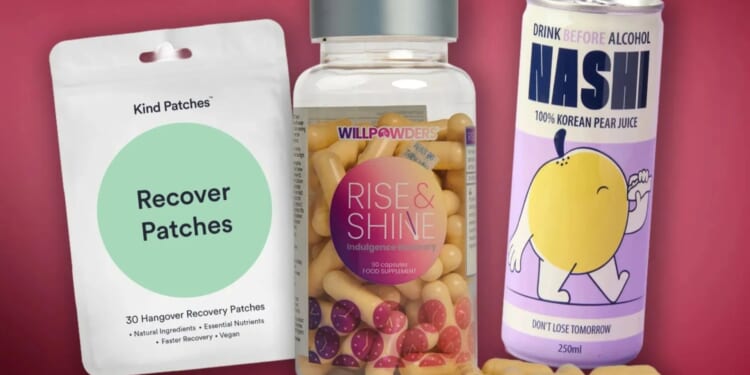 From pear juice to patches – I test three products designed to help you survive festive hangovers