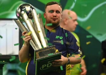 How much is historic 128-player field competing for?