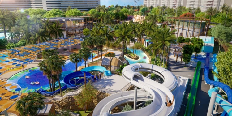 Huge new waterpark opens with 16 attractions and lazy river