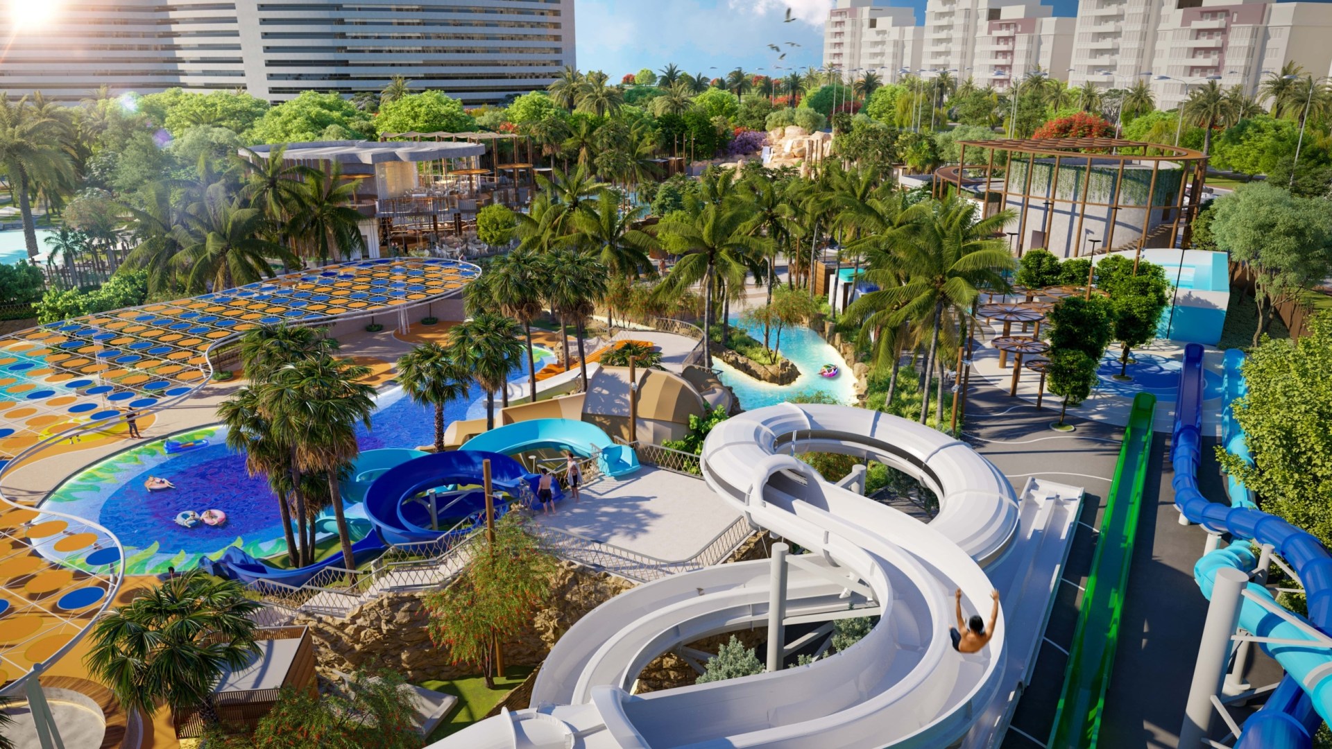Huge new waterpark opens with 16 attractions and lazy river