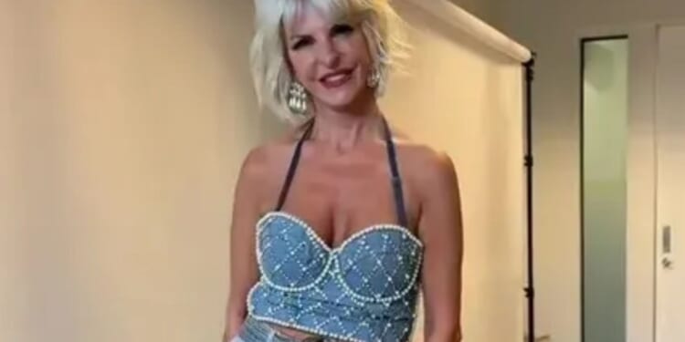 My mum still loves wearing ripped jeans, skimpy dresses & crop tops at 58...trolls beg her to give me my clothes back