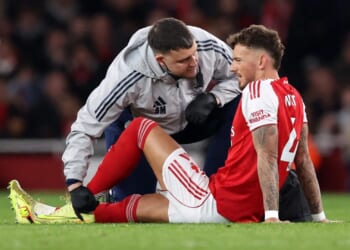 Ben White facing at least a MONTH on sidelines in huge Arsenal blow as Mikel Arteta's squad ravaged with injuries