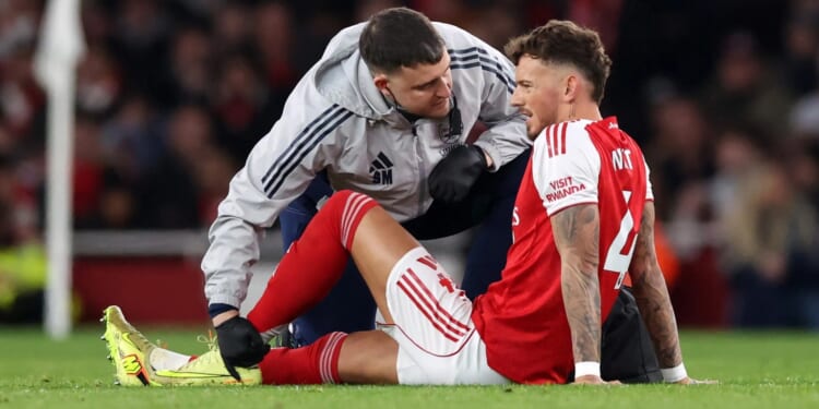 Ben White facing at least a MONTH on sidelines in huge Arsenal blow as Mikel Arteta's squad ravaged with injuries