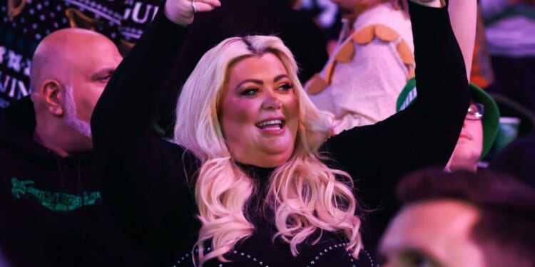 Gemma Collins fuels I’m a Celebrity All Stars rumours during Paddy Power World Darts Championship appearance