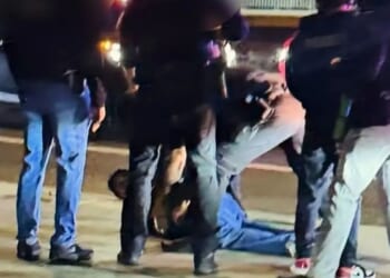 Dramatic moment Rob Reiner's son is handcuffed & arrested over parents’ murder after 'trail of blood found at LA hotel'