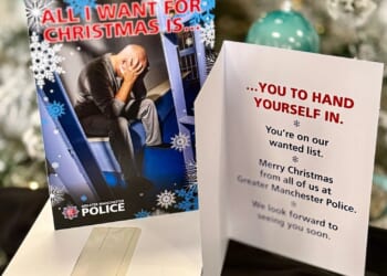 Cops send joke Xmas cards to lags to encourage them to turn themselves in… but viewers spot obvious flaw with their plan