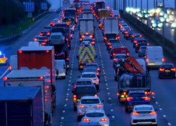 M1 closed in one direction after serious crash as rush hour traffic hit by huge queues