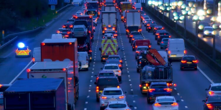 M1 closed in one direction after serious crash as rush hour traffic hit by huge queues